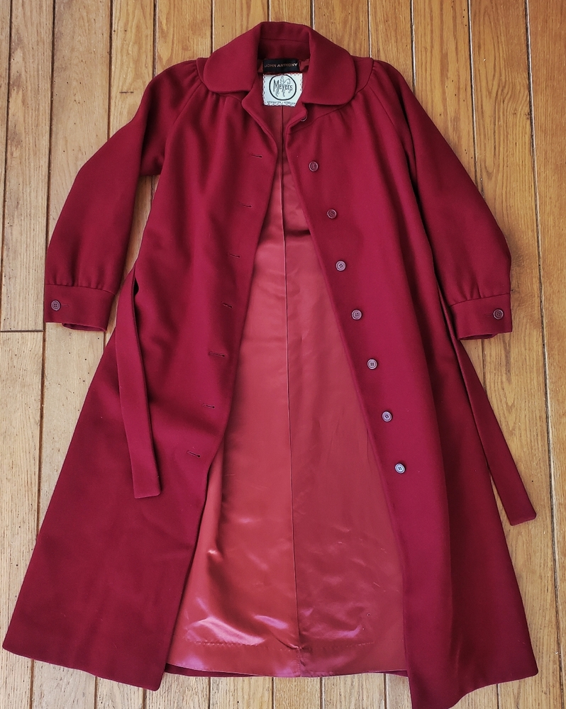 VTG Wool Coat "John Anthony" Meyers GORGEOUS!